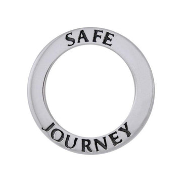 Safe Journey Sterling Silver Ring Pendant TPD1165 - Jewelry